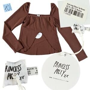 Princess Polly Aviel Concert Festival Top Sz 8 NWT